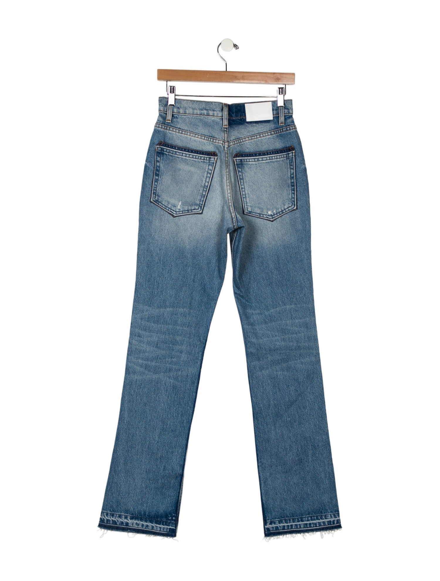 EB DENIM High-Rise Straight Leg Jeans