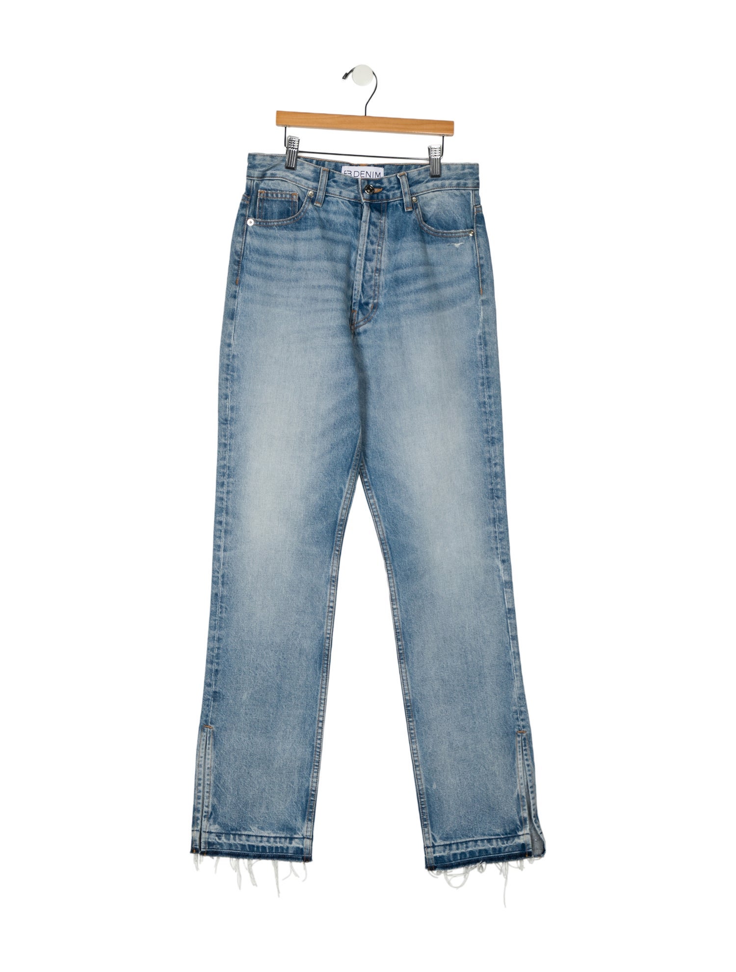 EB DENIM High-Rise Straight Leg Jeans