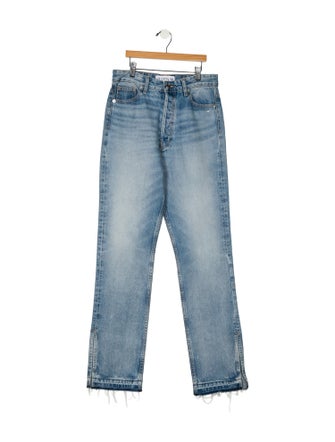 EB DENIM High-Rise Straight Leg Jeans