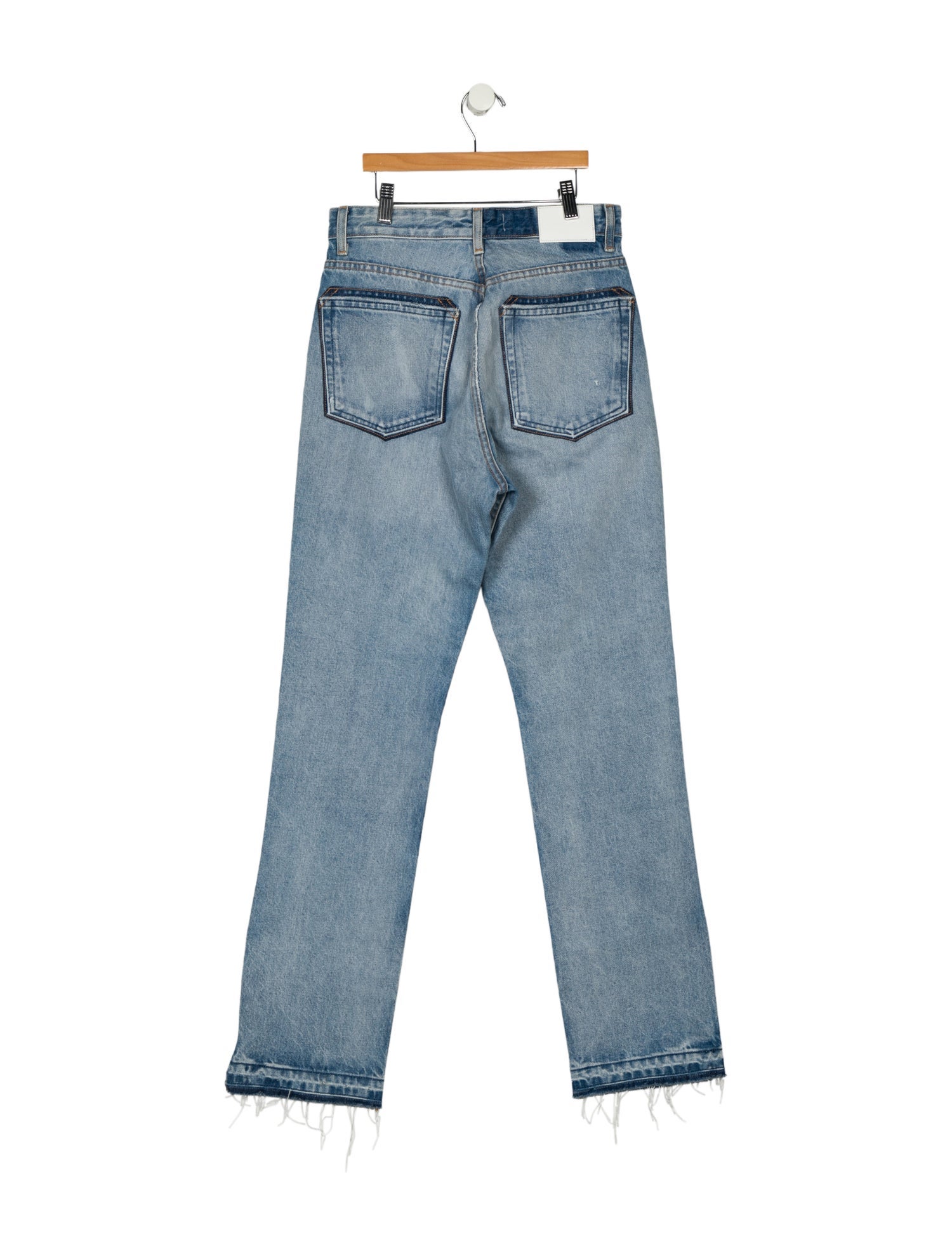EB DENIM High-Rise Straight Leg Jeans