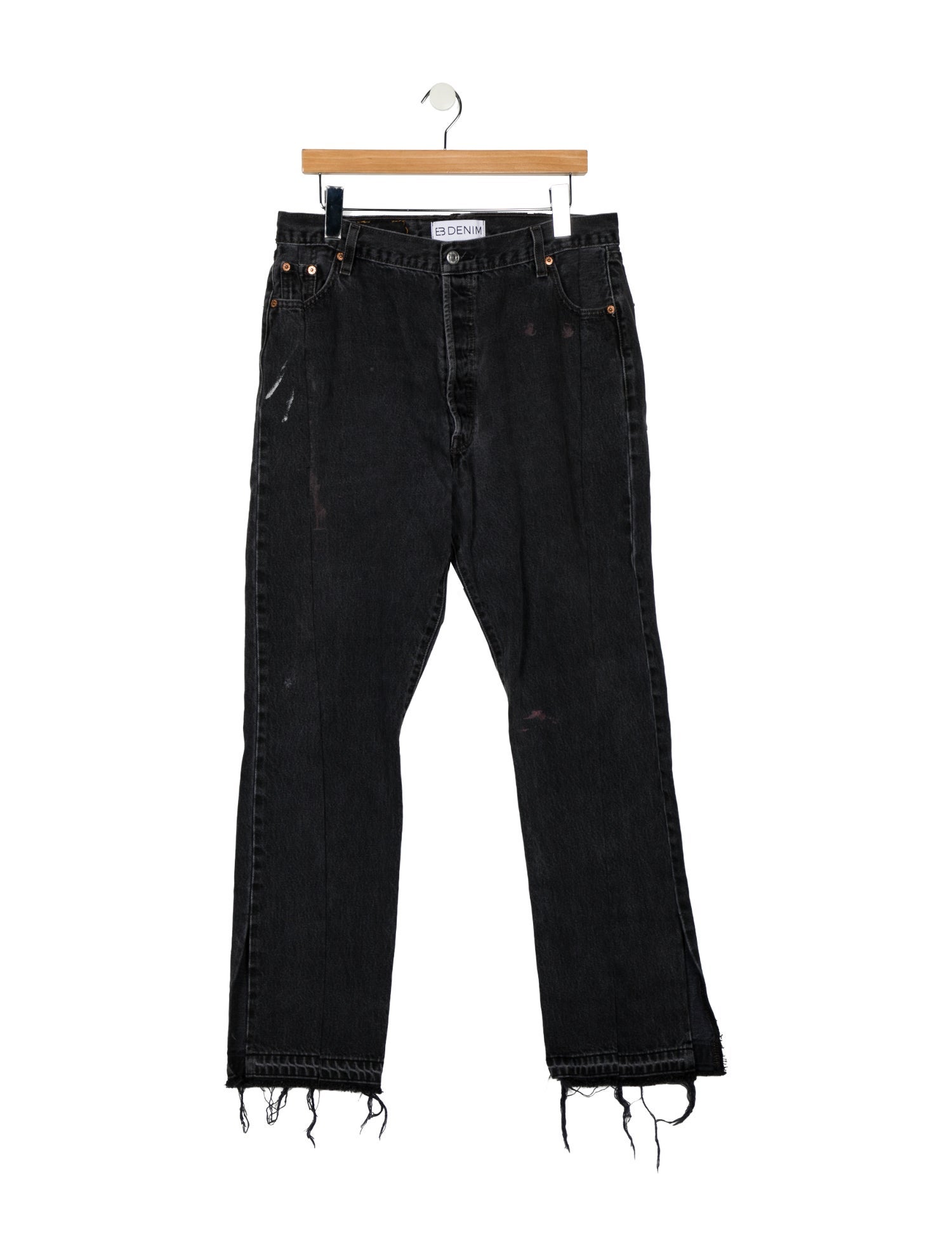 EB DENIM High-Rise Straight Leg Jeans