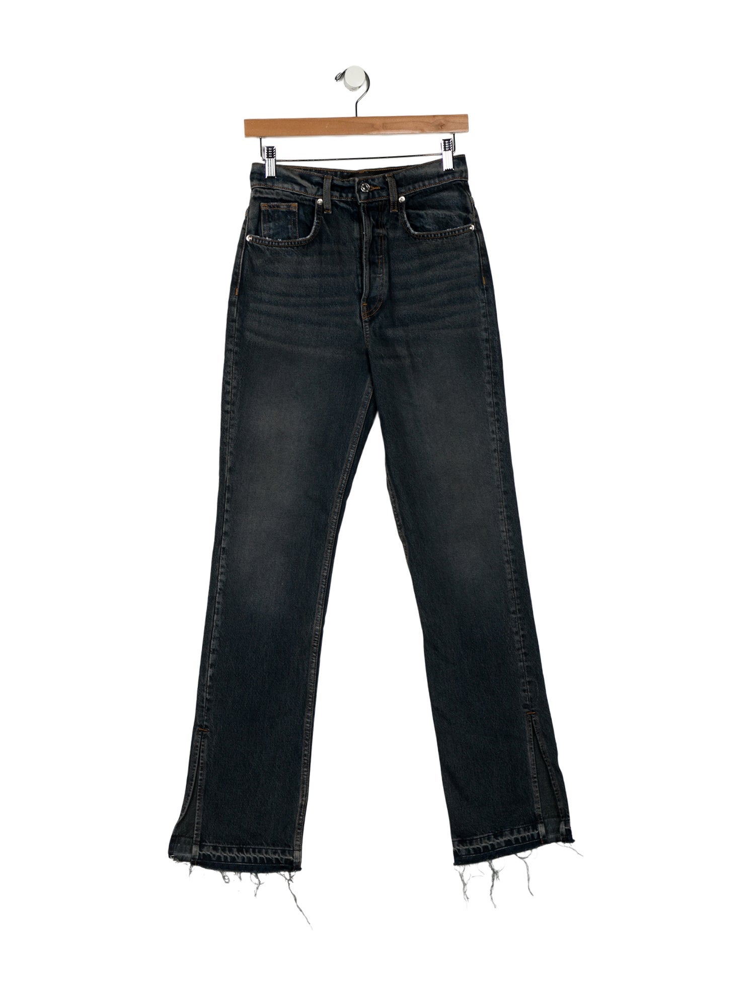 EB DENIM High-Rise Wide Leg Jeans