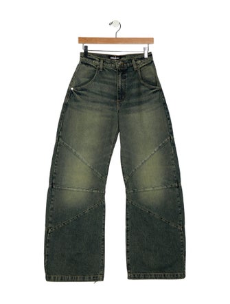 EB DENIM High-Rise Wide Leg Jeans