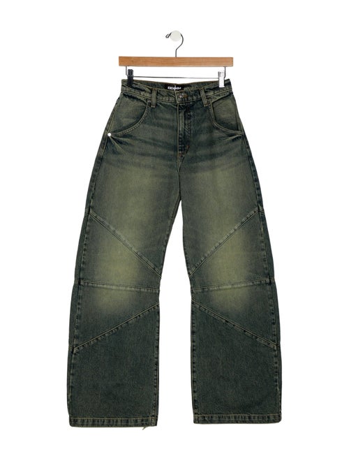 EB DENIM High-Rise Wide Leg Jeans