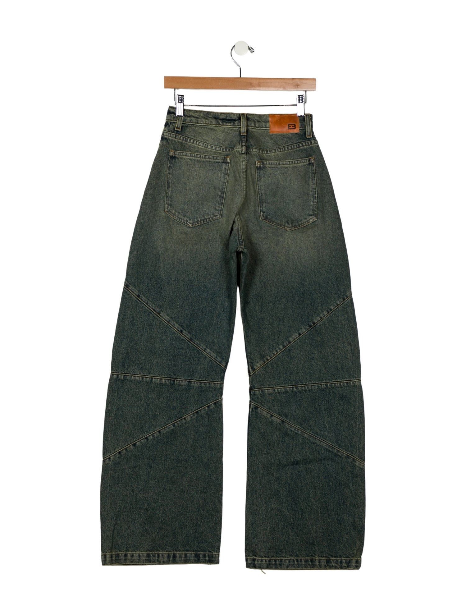 EB DENIM High-Rise Wide Leg Jeans