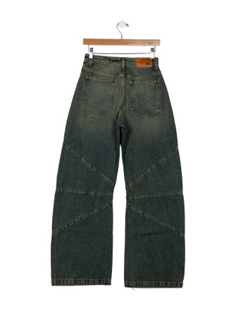 EB DENIM High-Rise Wide Leg Jeans