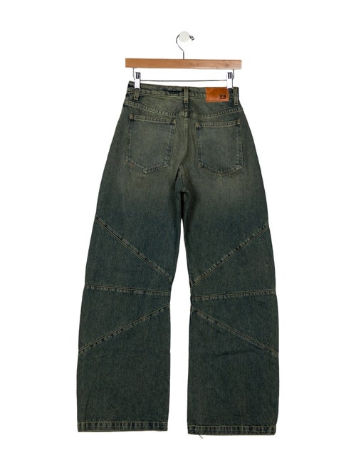 EB DENIM High-Rise Wide Leg Jeans