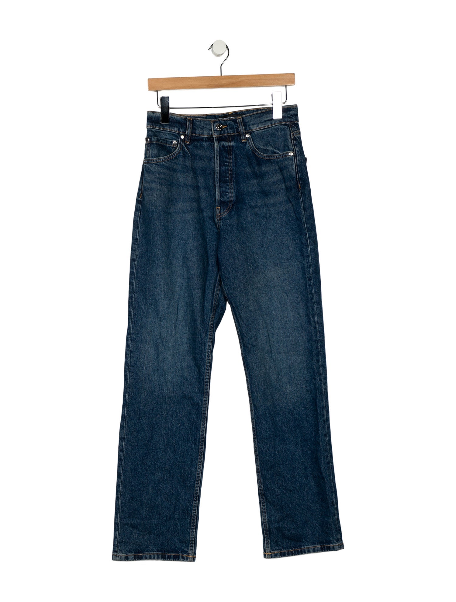 EB DENIM High-Rise Straight Leg Jeans