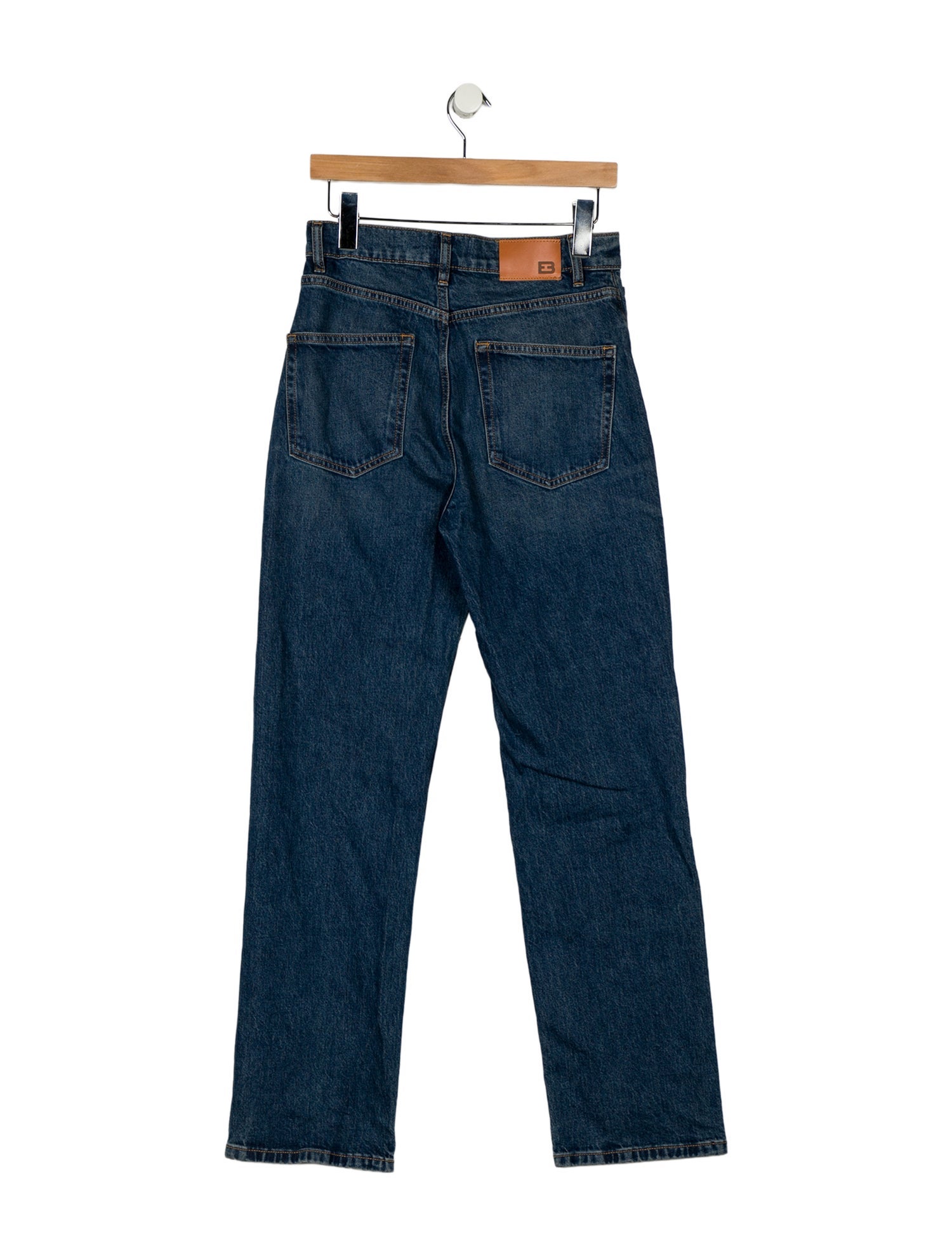 EB DENIM High-Rise Straight Leg Jeans