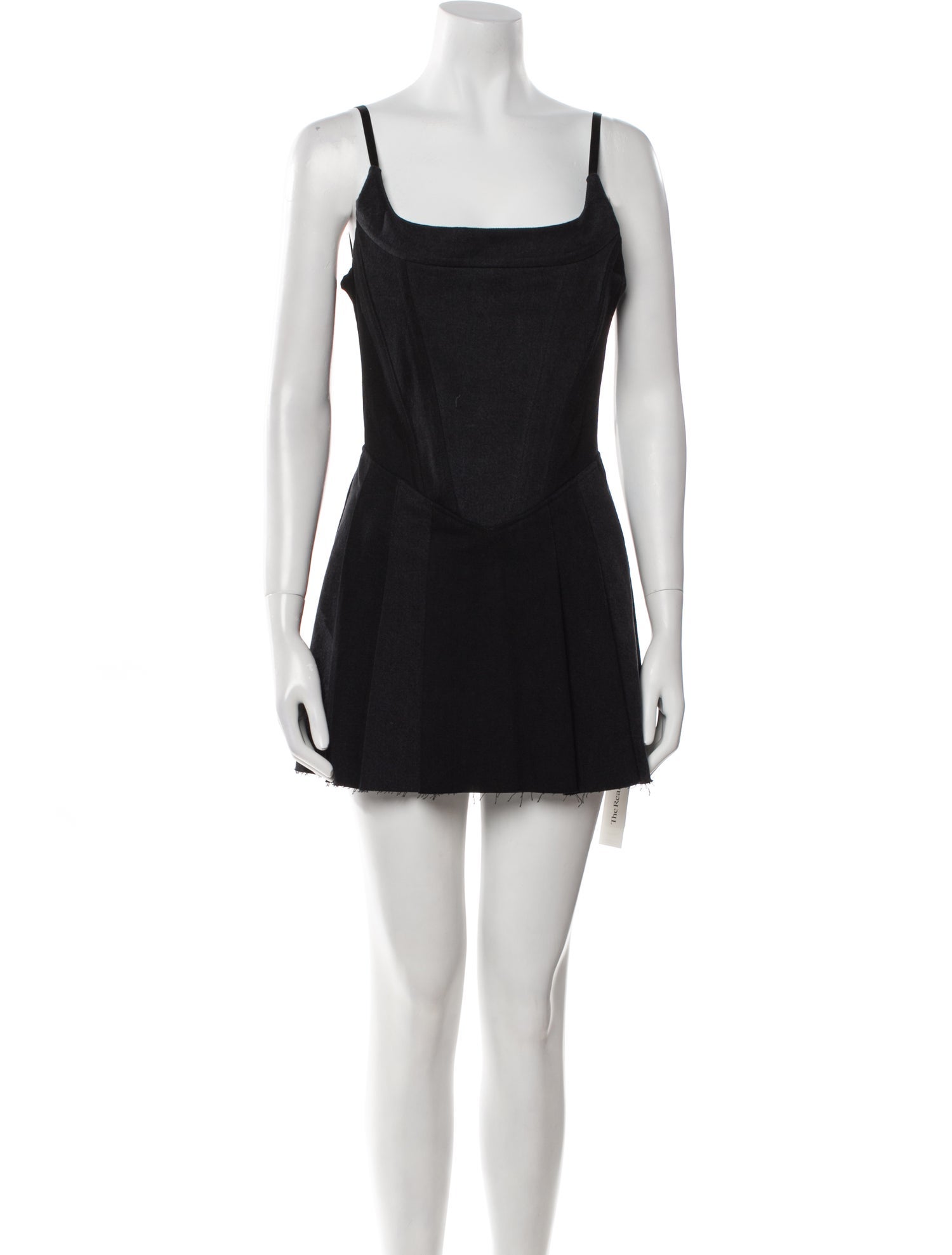 EB DENIM Square Neckline Mini Dress