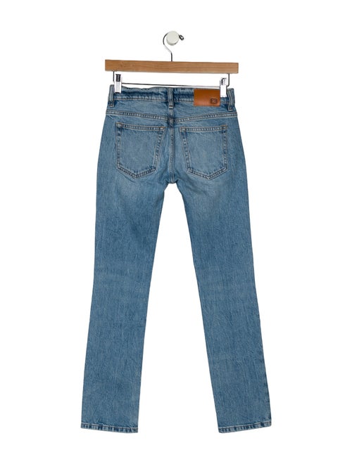 EB DENIM Low-Rise Straight Leg Jeans