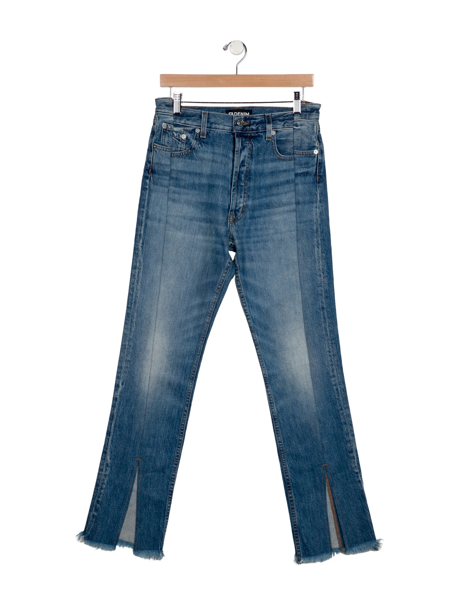 EB DENIM High-Rise Straight Leg Jeans
