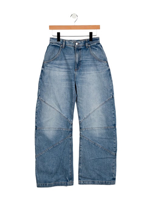 EB DENIM High-Rise Wide Leg Jeans