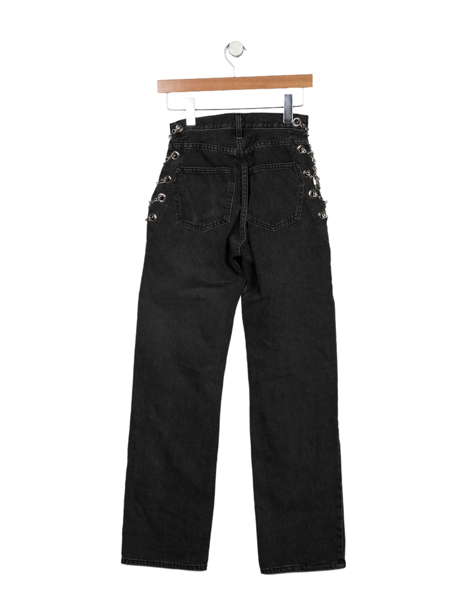 EB DENIM High-Rise Wide Leg Jeans