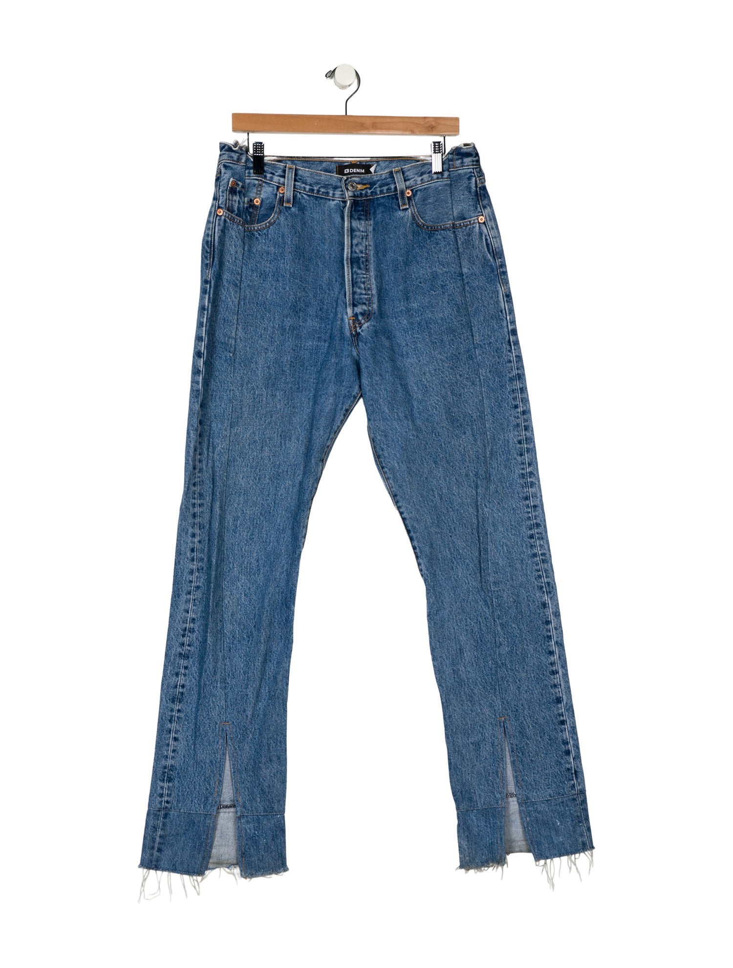 EB DENIM High-Rise Wide Leg Jeans