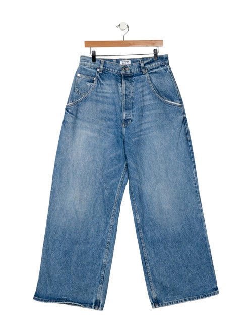 EB DENIM High-Rise Wide Leg Jeans