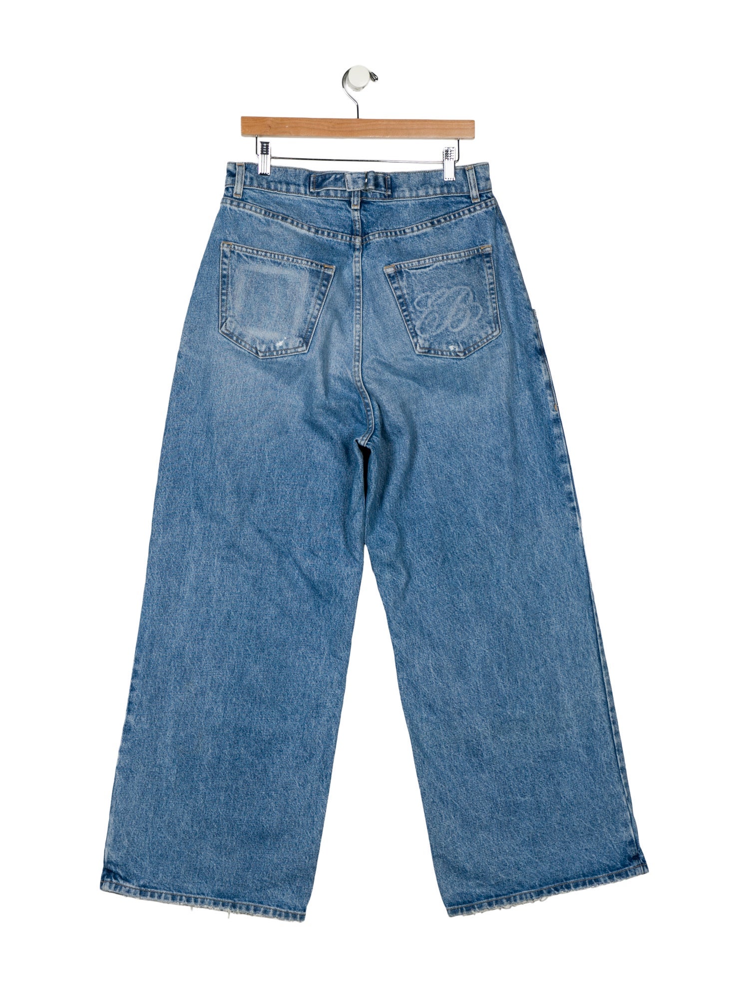 EB DENIM High-Rise Wide Leg Jeans