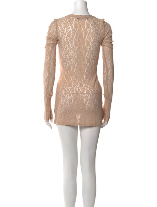 EB DENIM Crew Neck Mini Dress