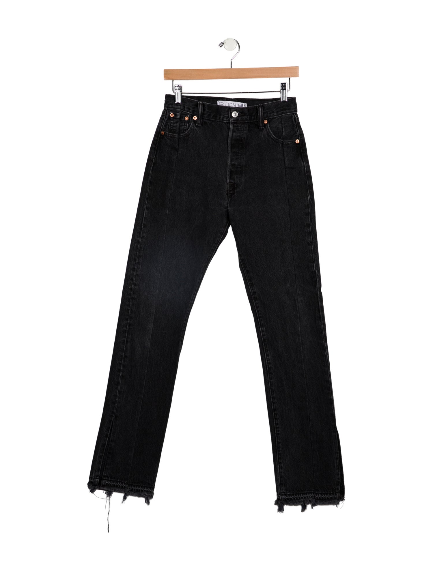 EB DENIM High-Rise Straight Leg Jeans