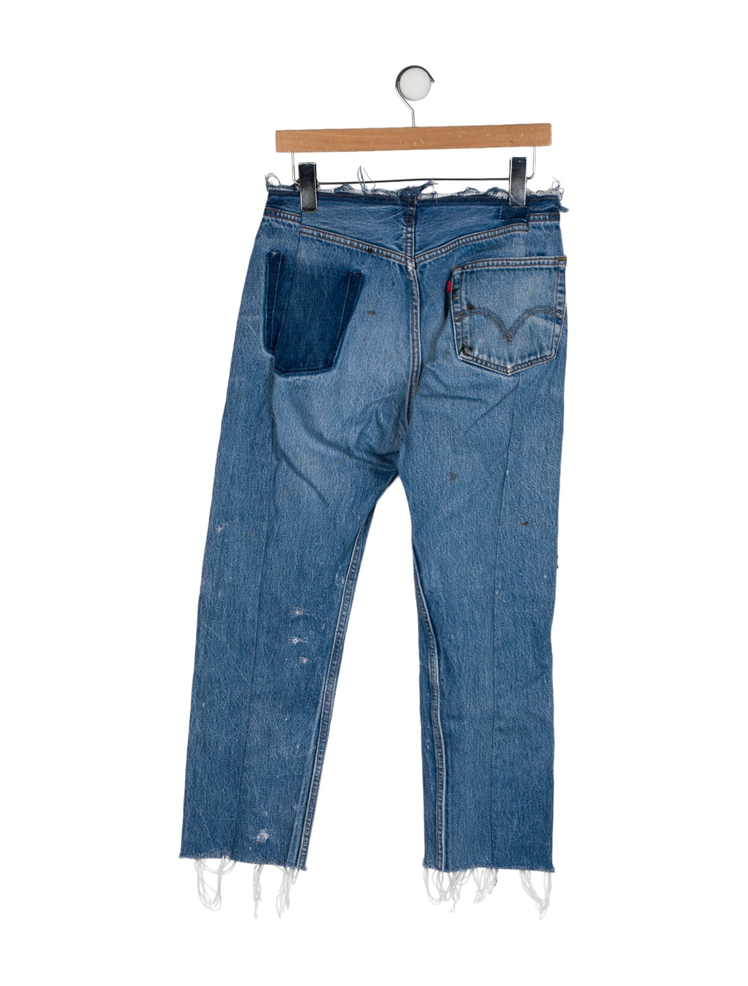 EB DENIM Mid-Rise Straight Leg Jeans
