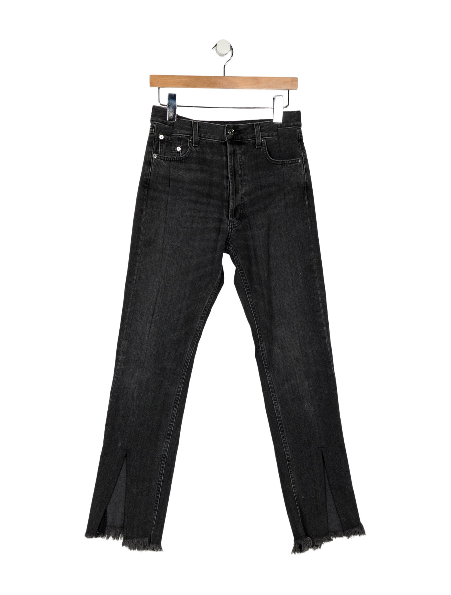 EB DENIM Mid-Rise Straight Leg Jeans
