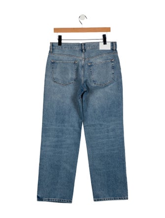 EB DENIM Mid-Rise Wide Leg Jeans