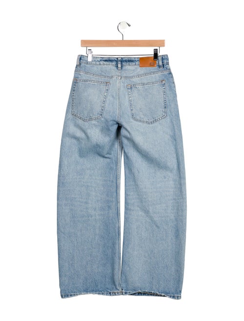 EB DENIM Low-Rise Wide Leg Jeans