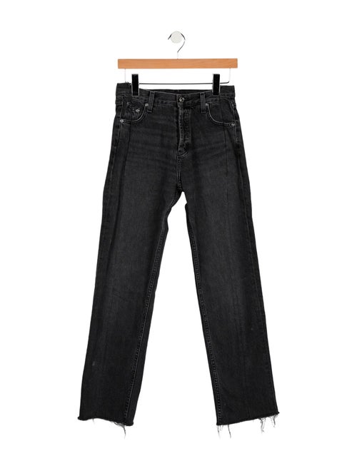 EB DENIM Low-Rise Straight Leg Jeans