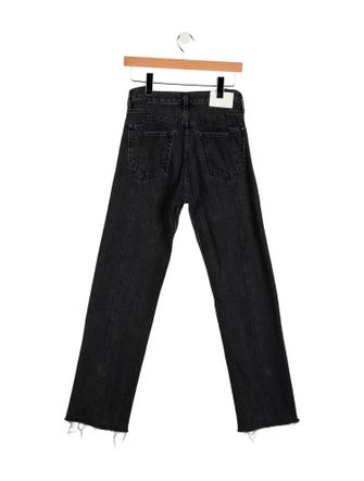 EB DENIM Low-Rise Straight Leg Jeans