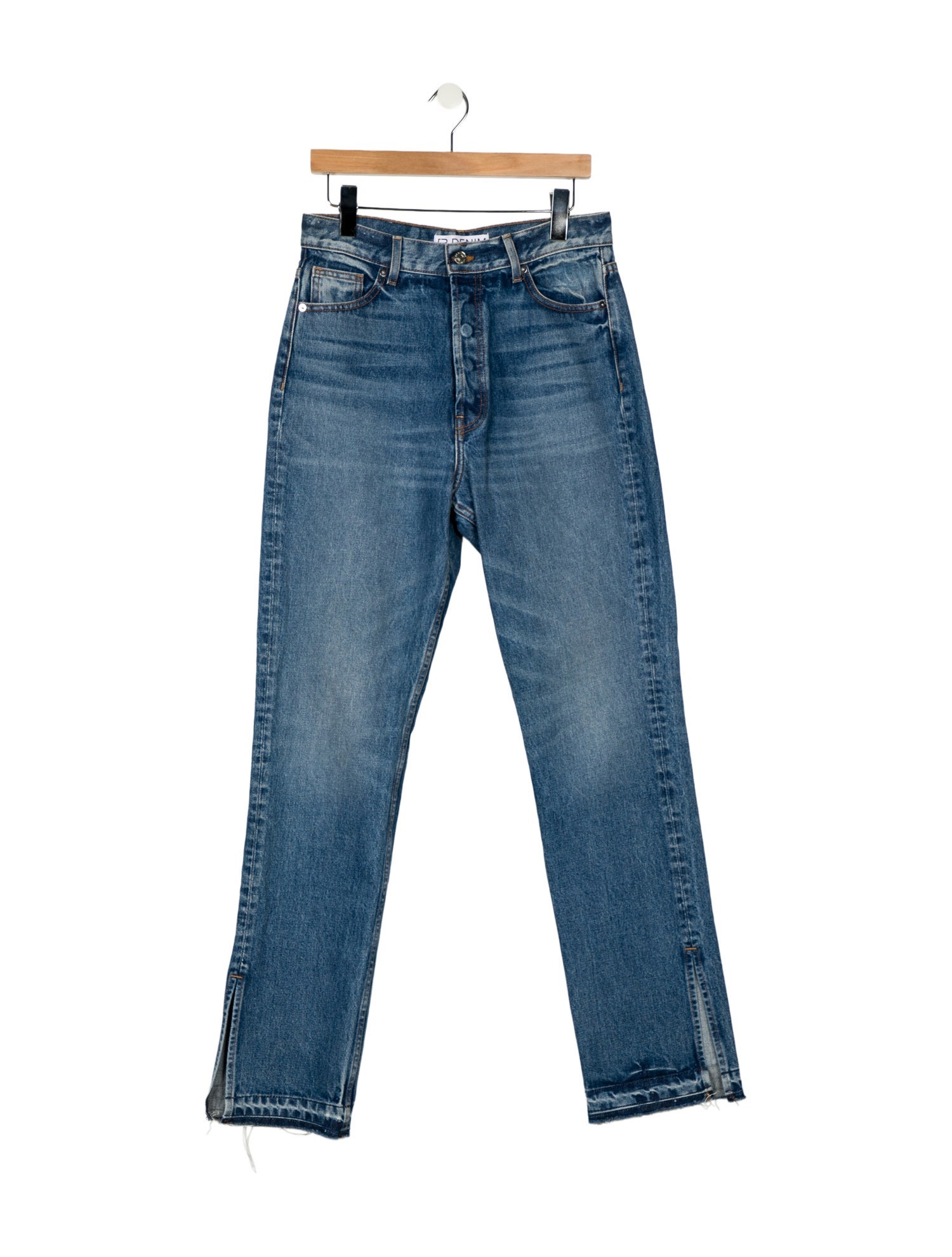 EB DENIM High-Rise Straight Leg Jeans