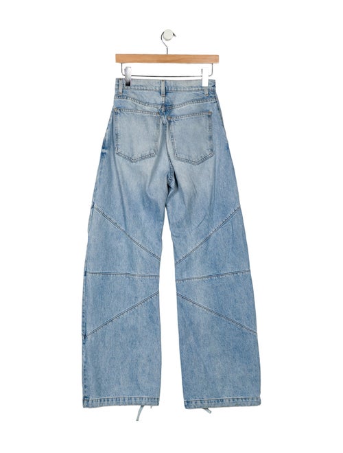 EB DENIM High-Rise Wide Leg Jeans