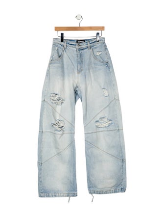 EB DENIM High-Rise Wide Leg Jeans