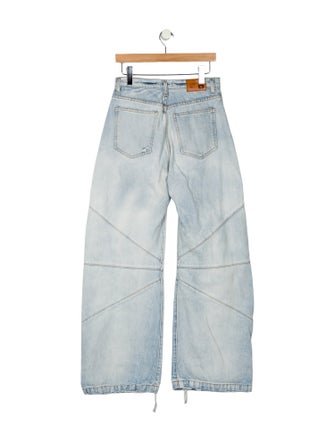 EB DENIM High-Rise Wide Leg Jeans