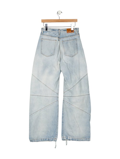 EB DENIM High-Rise Wide Leg Jeans