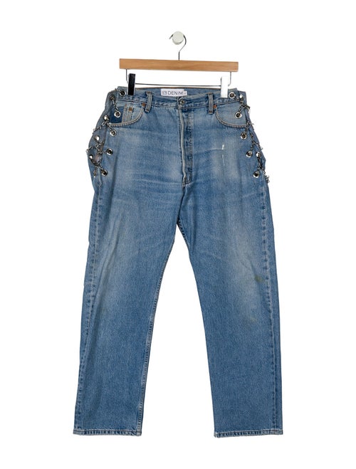 EB DENIM High-Rise Straight Leg Jeans