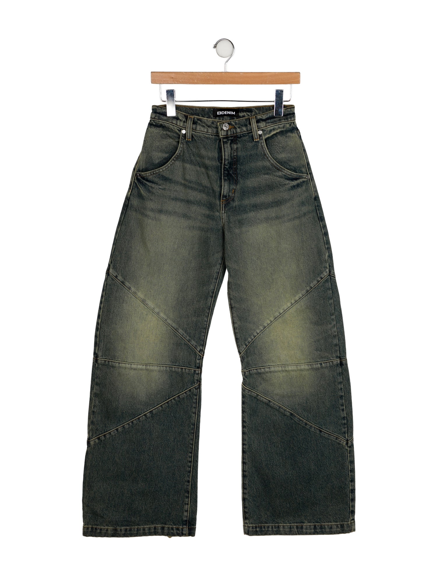 EB DENIM High-Rise Wide Leg Jeans