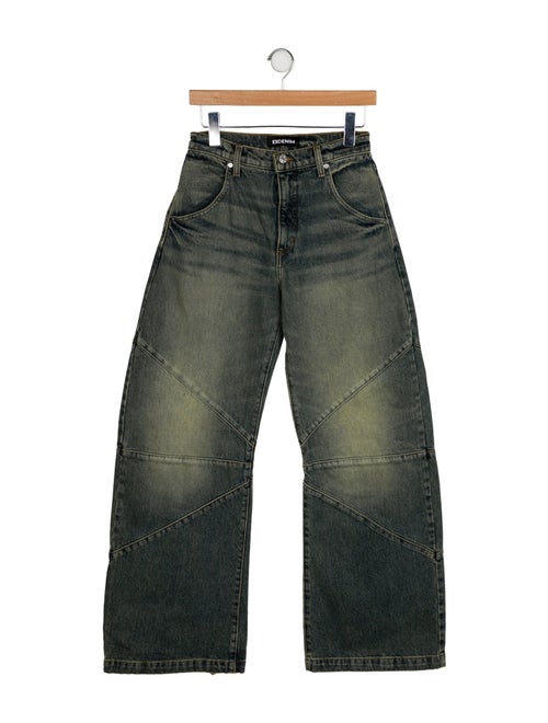 EB DENIM High-Rise Wide Leg Jeans