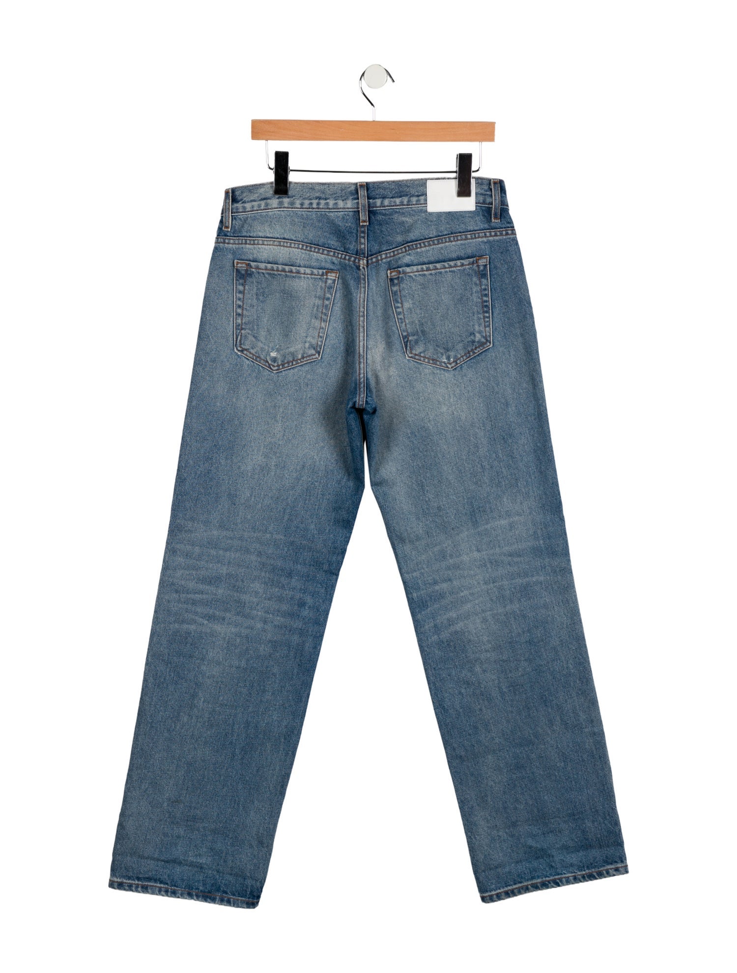 EB DENIM Mid-Rise Wide Leg Jeans