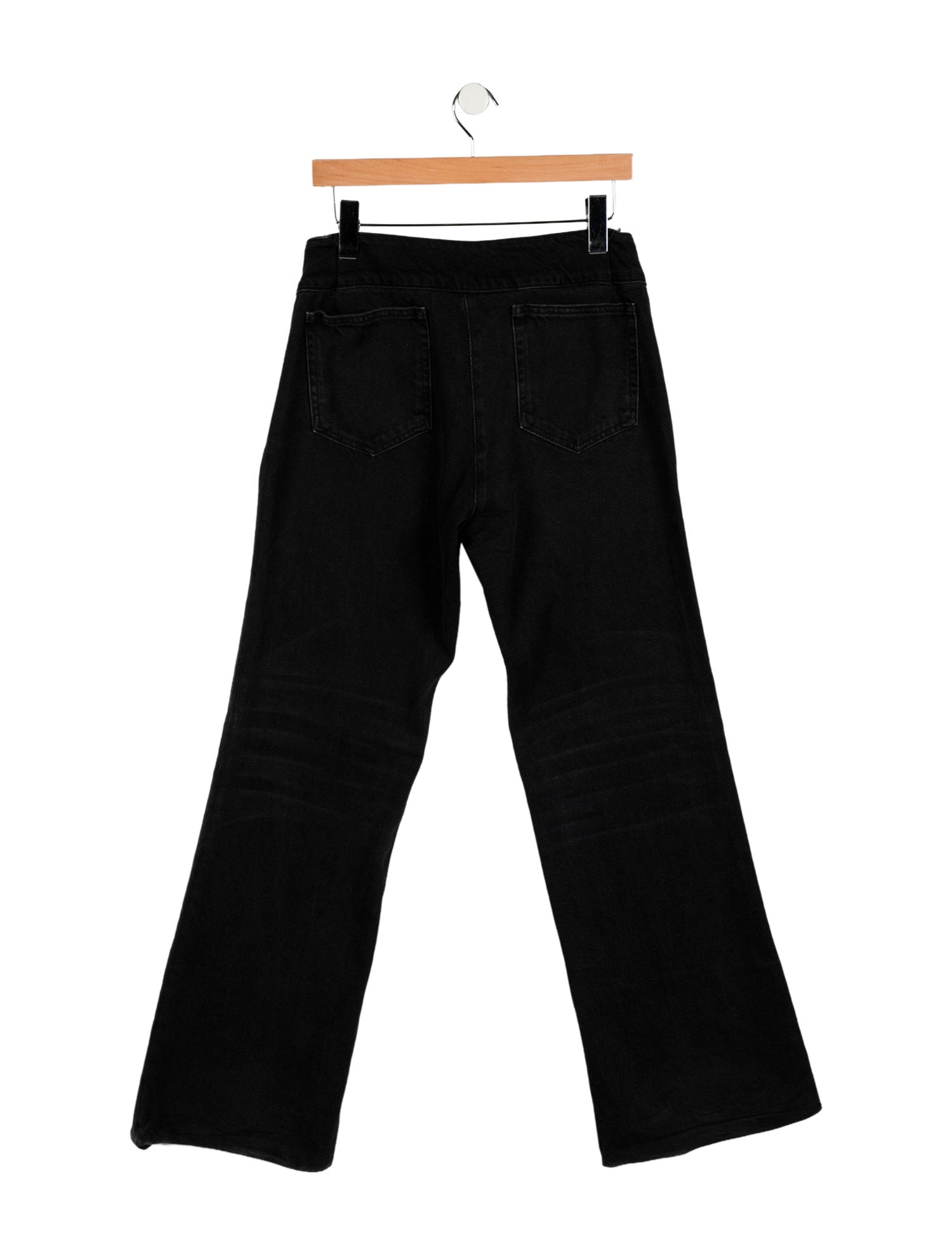 EB DENIM Mid-Rise Wide Leg Jeans