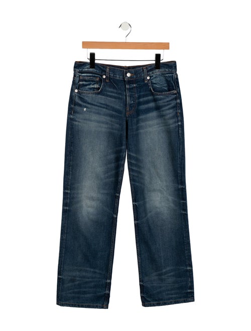 EB DENIM Mid-Rise Wide Leg Jeans