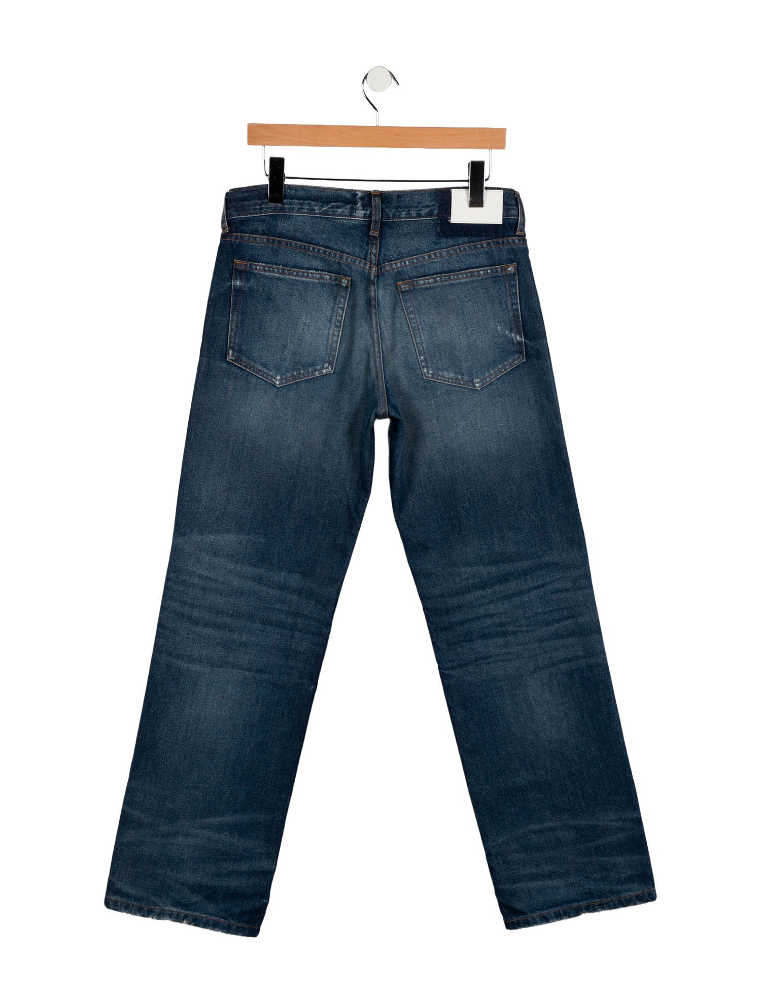 EB DENIM Mid-Rise Wide Leg Jeans