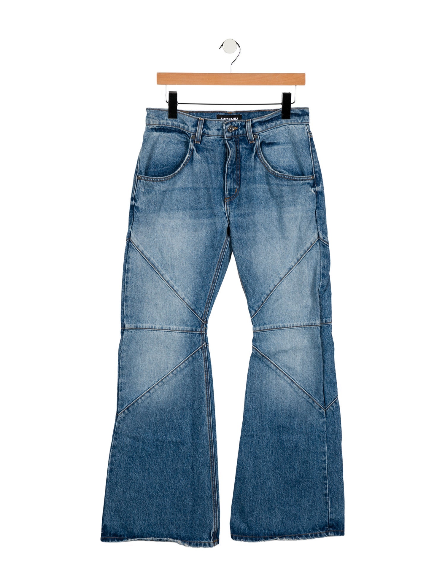 EB DENIM High-Rise Wide Leg Jeans