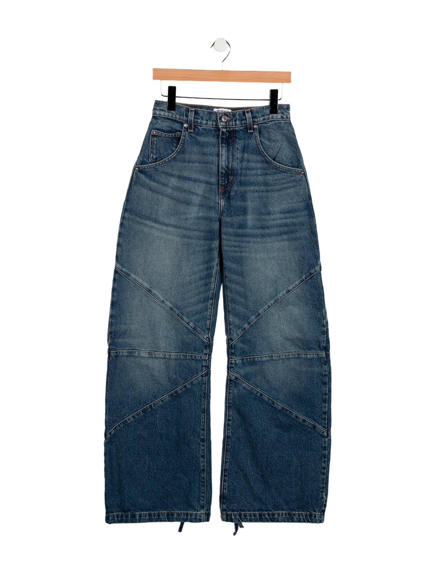 EB DENIM High-Rise Wide Leg Jeans