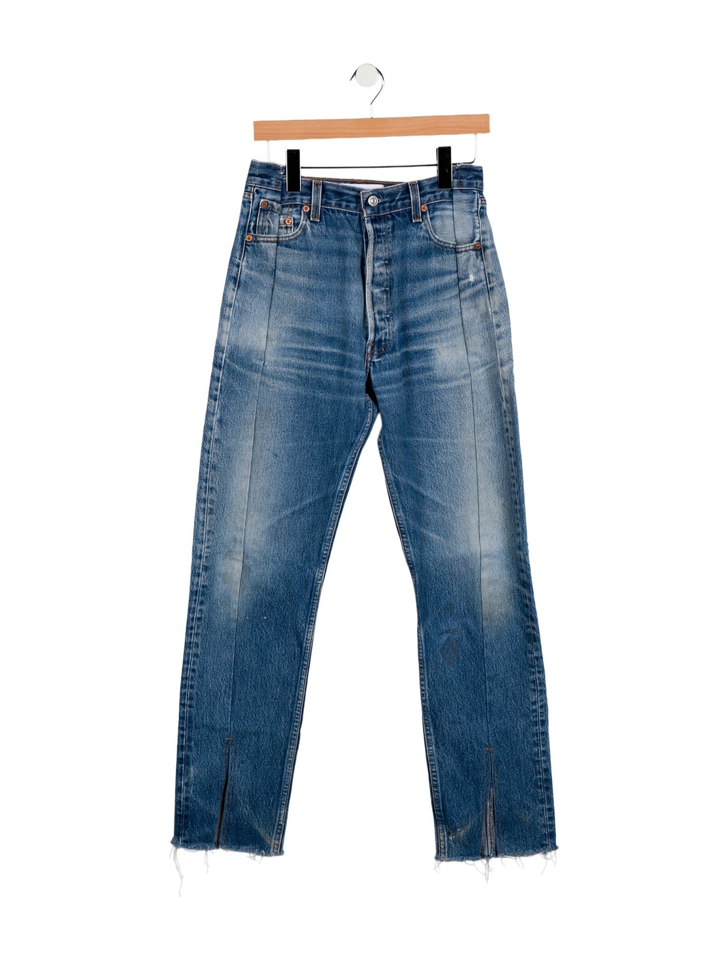 EB DENIM High-Rise Straight Leg Jeans