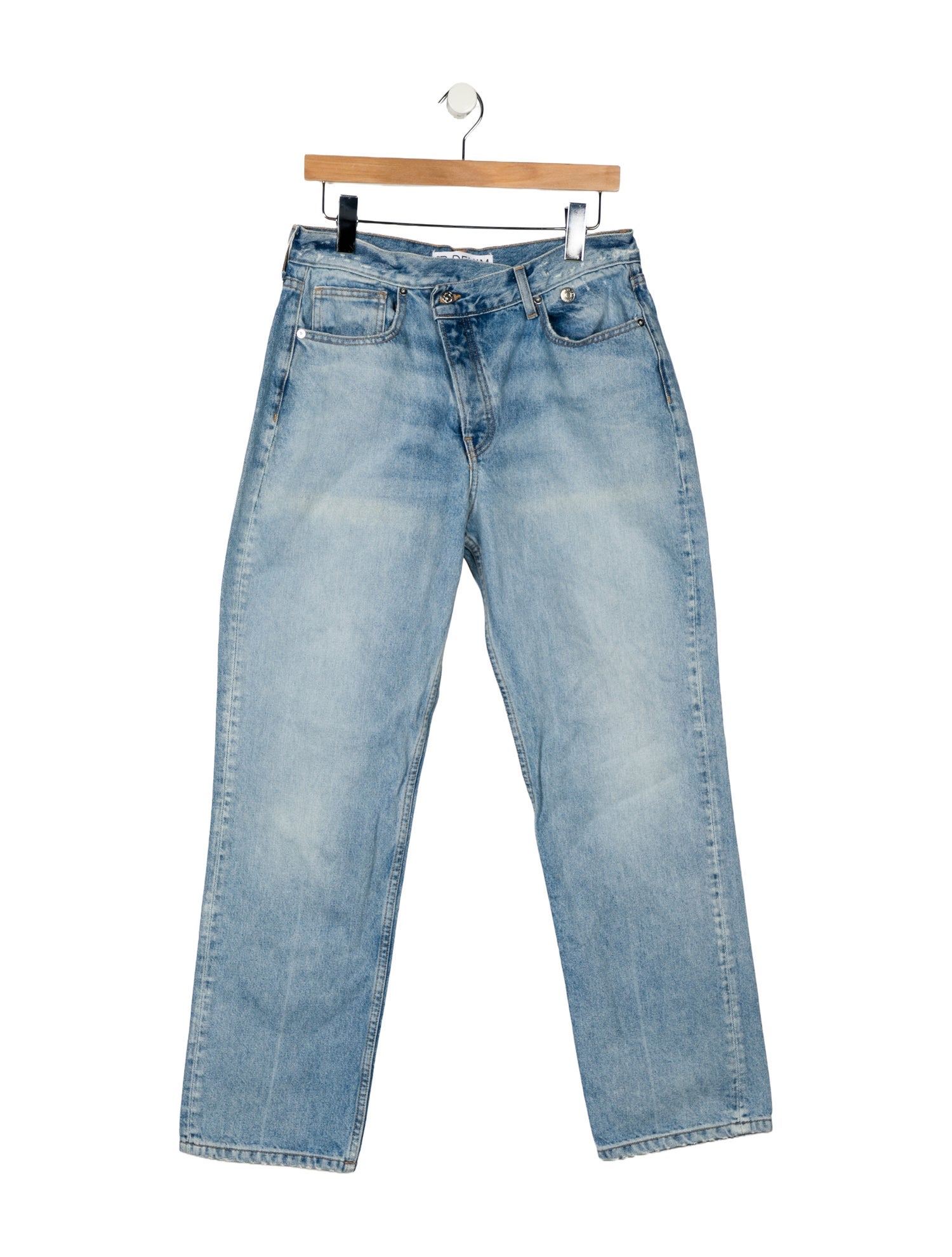 EB DENIM High-Rise Straight Leg Jeans