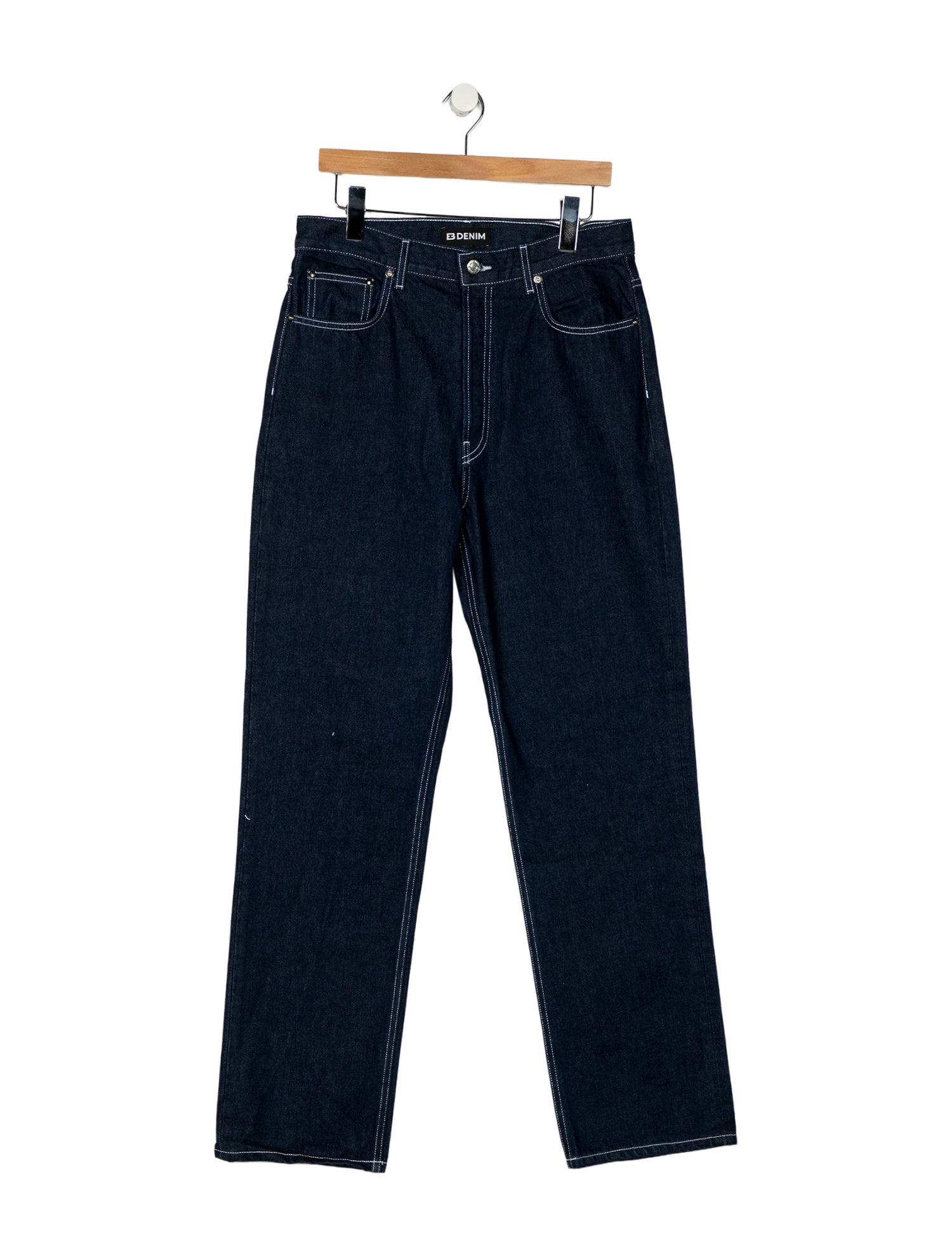 EB DENIM High-Rise Straight Leg Jeans