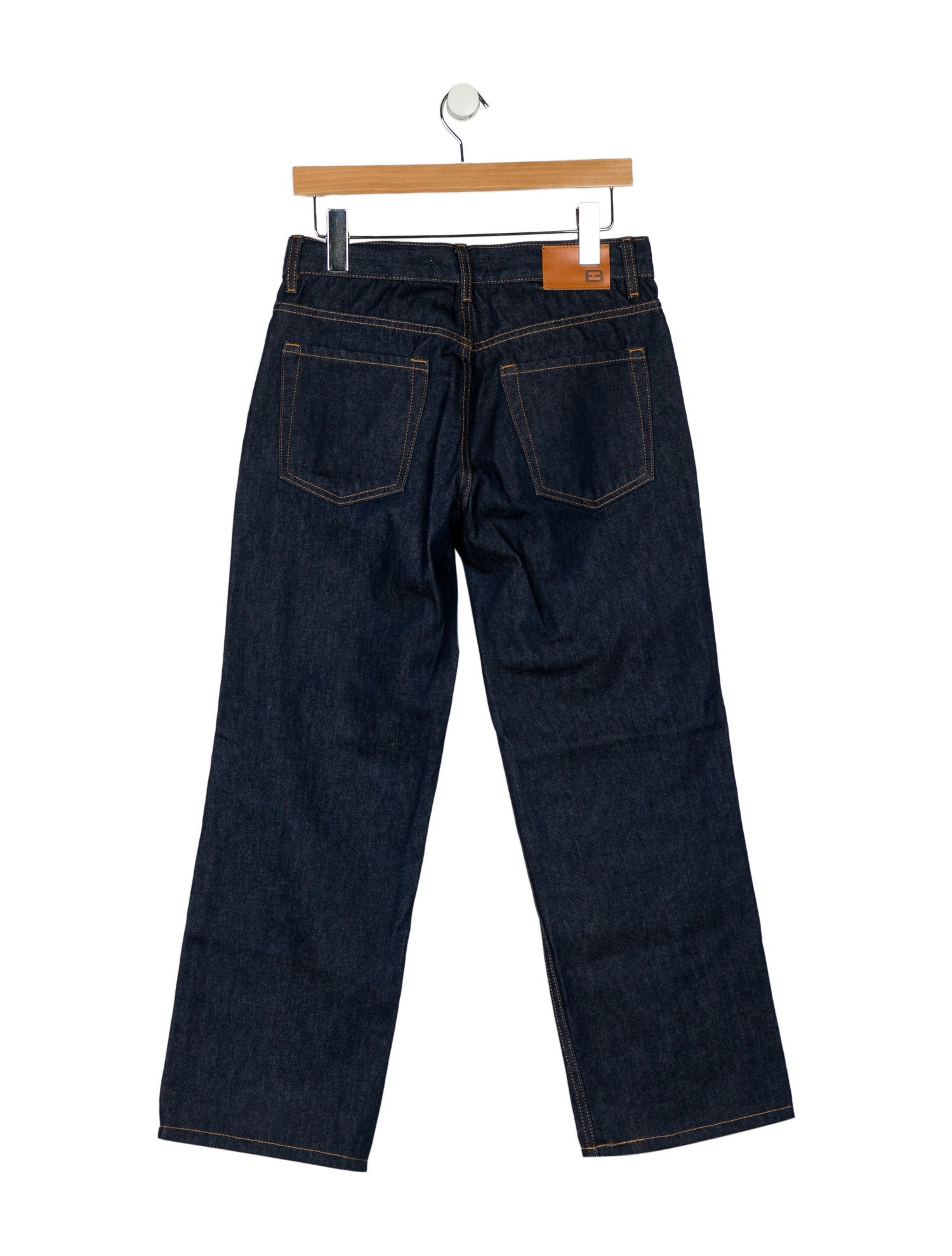 EB DENIM Mid-Rise Wide Leg Jeans