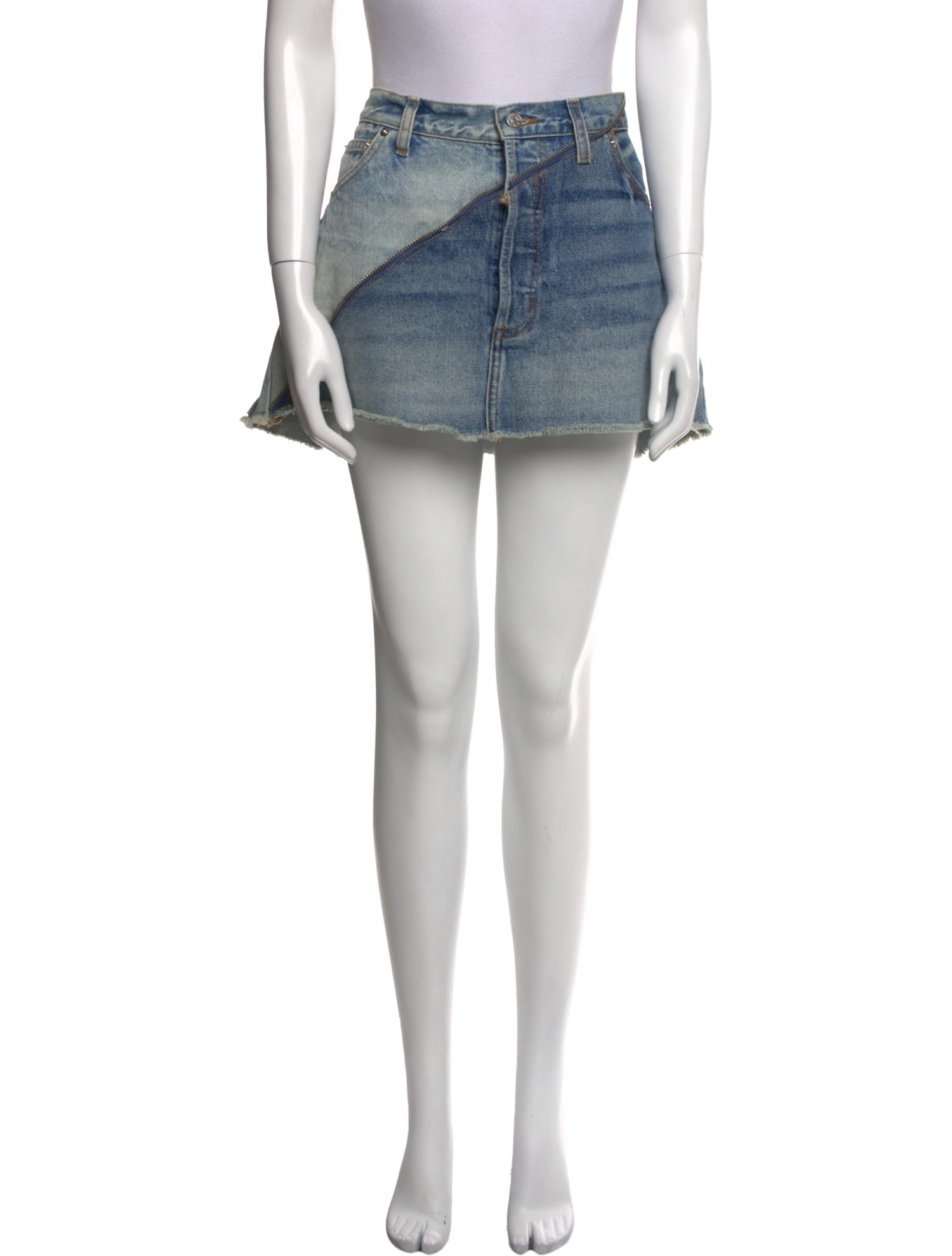 EB DENIM Distressed Accents Mini Skirt w/ Tags