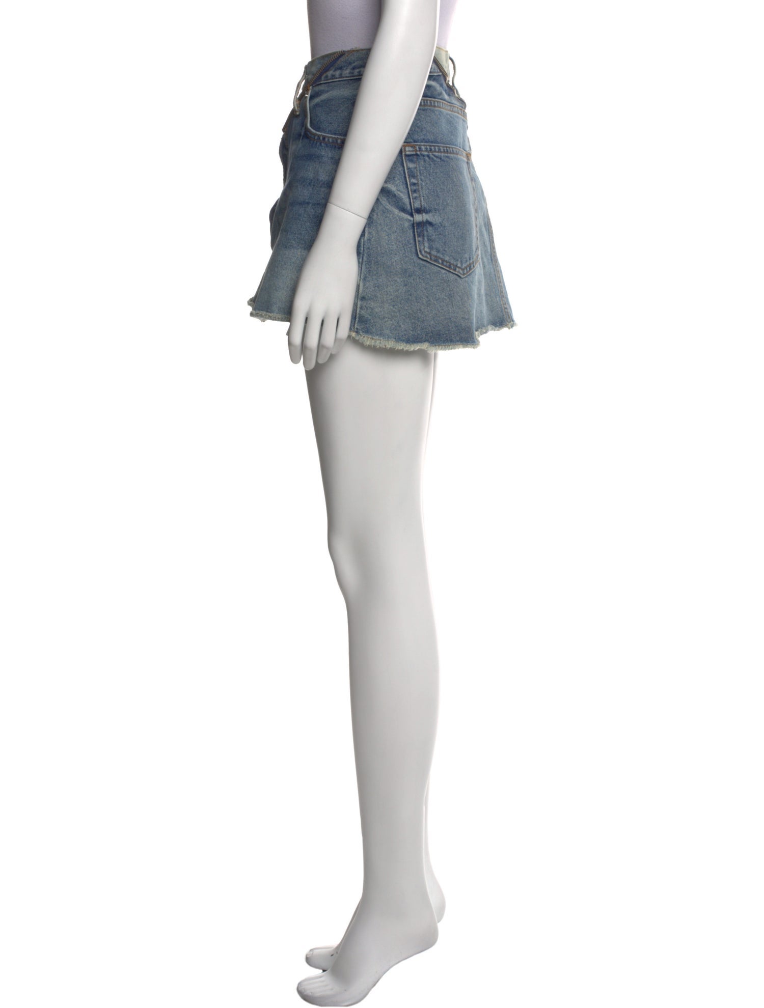 EB DENIM Distressed Accents Mini Skirt w/ Tags