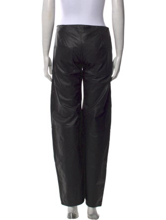 EB DENIM Leather Wide Leg Pants